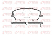 0387.00 Sada brzdových destiček, kotoučová brzda REMSA