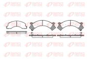 0394.00 REMSA sada brzdových platničiek kotúčovej brzdy 0394.00 REMSA