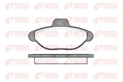 0414.00 Sada brzdových destiček, kotoučová brzda REMSA