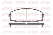0421.00 Sada brzdových destiček, kotoučová brzda REMSA
