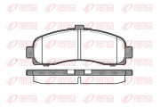 0431.10 Sada brzdových destiček, kotoučová brzda REMSA