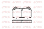 0441.00 Sada brzdových destiček, kotoučová brzda REMSA