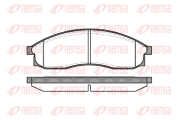 0469.00 REMSA sada brzdových platničiek kotúčovej brzdy 0469.00 REMSA