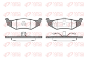 0482.40 REMSA sada brzdových platničiek kotúčovej brzdy 0482.40 REMSA