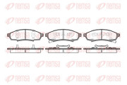 0531.02 Sada brzdových destiček, kotoučová brzda REMSA