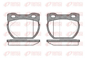 0584.00 Sada brzdových destiček, kotoučová brzda REMSA