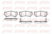 0592.12 Sada brzdových destiček, kotoučová brzda REMSA
