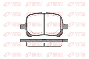 0621.00 REMSA sada brzdových platničiek kotúčovej brzdy 0621.00 REMSA
