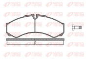0651.10 Sada brzdových destiček, kotoučová brzda REMSA