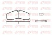 0651.86 Sada brzdových destiček, kotoučová brzda REMSA