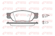 0731.00 REMSA sada brzdových platničiek kotúčovej brzdy 0731.00 REMSA