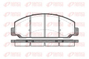 0764.00 REMSA sada brzdových platničiek kotúčovej brzdy 0764.00 REMSA