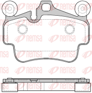 0773.20 REMSA sada brzdových platničiek kotúčovej brzdy 0773.20 REMSA
