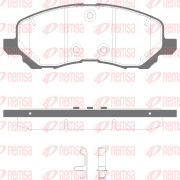 0804.41 Sada brzdových destiček, kotoučová brzda REMSA