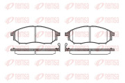 0852.14 Sada brzdových destiček, kotoučová brzda REMSA
