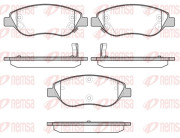 0860.12 Sada brzdových destiček, kotoučová brzda REMSA
