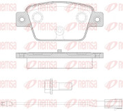 0861.12 Sada brzdových destiček, kotoučová brzda REMSA