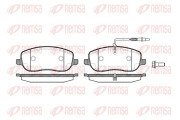 0879.12 Sada brzdových destiček, kotoučová brzda REMSA