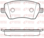 0987.00 Sada brzdových destiček, kotoučová brzda REMSA
