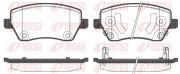 0987.02 Sada brzdových destiček, kotoučová brzda REMSA