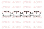 0989.10 Sada brzdových destiček, kotoučová brzda REMSA