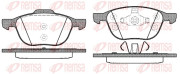 1082.30 Sada brzdových destiček, kotoučová brzda REMSA