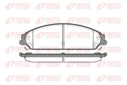 1128.08 Sada brzdových destiček, kotoučová brzda REMSA