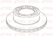 NCA1140.20 REMSA brzdový kotúč NCA1140.20 REMSA