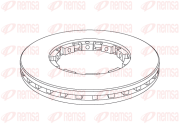 NCA1143.20 Brzdový kotouč Heavy Duty Brake Disc REMSA