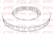 NCA1143.21 Brzdový kotouč Heavy Duty Brake Disc REMSA