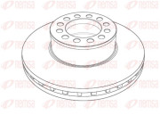 NCA1188.20 Brzdový kotouč Heavy Duty Brake Disc REMSA