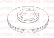 NCA1190.20 Brzdový kotouč Heavy Duty Brake Disc REMSA