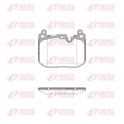 1491.20 Sada brzdových destiček, kotoučová brzda REMSA