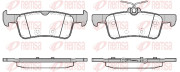 1563.20 Sada brzdových destiček, kotoučová brzda REMSA