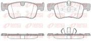 1580.00 Sada brzdových destiček, kotoučová brzda REMSA