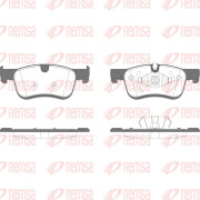 1580.10 Sada brzdových destiček, kotoučová brzda REMSA