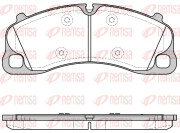 1597.00 Sada brzdových destiček, kotoučová brzda REMSA