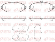 1618.00 Sada brzdových destiček, kotoučová brzda REMSA
