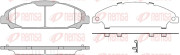 1620.00 Sada brzdových destiček, kotoučová brzda REMSA