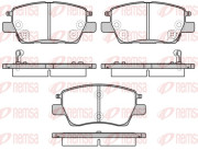 1630.12 Sada brzdových destiček, kotoučová brzda REMSA