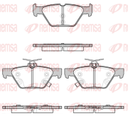 1638.02 Sada brzdových destiček, kotoučová brzda REMSA