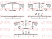 1693.12 REMSA sada brzdových platničiek kotúčovej brzdy 1693.12 REMSA