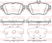 1699.00 REMSA sada brzdových platničiek kotúčovej brzdy 1699.00 REMSA