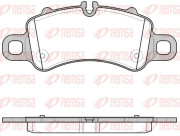 1713.00 Sada brzdových destiček, kotoučová brzda REMSA