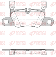 1714.20 REMSA sada brzdových platničiek kotúčovej brzdy 1714.20 REMSA