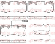 1723.01 Sada brzdových destiček, kotoučová brzda REMSA