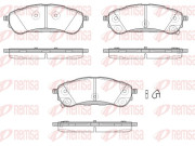 1750.12 Sada brzdových destiček, kotoučová brzda REMSA