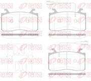 1759.12 Sada brzdových destiček, kotoučová brzda REMSA