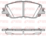 1787.00 Sada brzdových destiček, kotoučová brzda REMSA