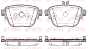 1792.00 REMSA sada brzdových platničiek kotúčovej brzdy 1792.00 REMSA